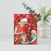 Squeeze your Xmas Postkarte (Stehend Vorderseite)