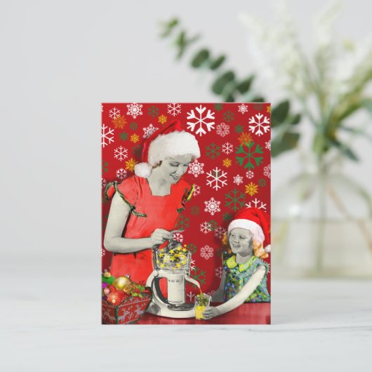 Squeeze your Xmas Postkarte (Stehend Vorderseite)