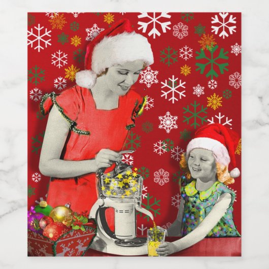 Squeeze your Xmas Weinetikett (Einzelnes Label)