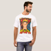Squid Fear City Grafik Weiße T-Shirts (Vorne ganz)