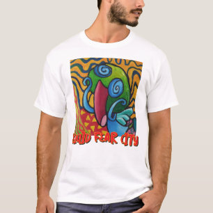 Squid Fear City Grafik Weiße T-Shirts