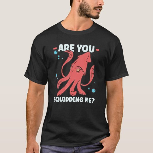 Squid  Octopus  Squid Marine Biologist 1 T-Shirt (Vorderseite)