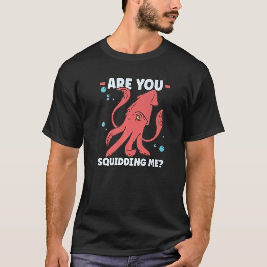 Squid  Octopus  Squid Marine Biologist  4 T-Shirt (Vorderseite)