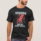 Squid  Octopus  Squid Marine Biologist T-Shirt (Vorderseite)