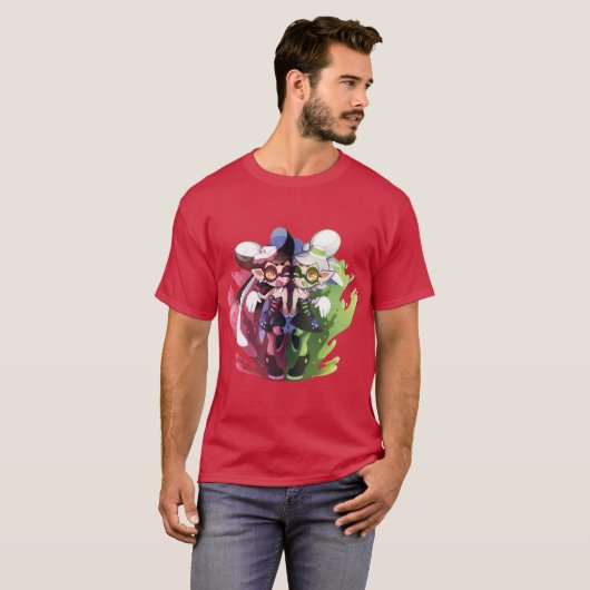 Squid Sisters funny T-Shirt (Vorne ganz)