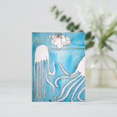Squid Talk Postcards 1 Postkarte (Stehend Vorderseite)