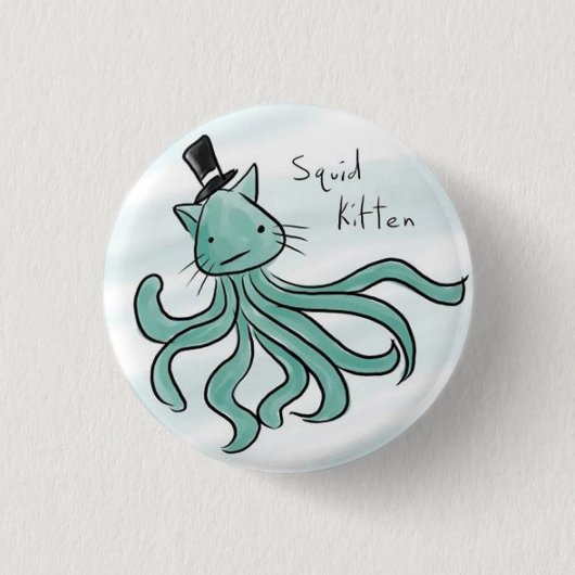 SquidKitten Button (Vorderseite)