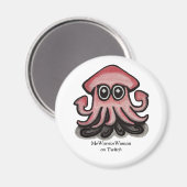 Squido , MeWarriorWoman auf Twitch Magnet (Vorderseite/Rückseite)