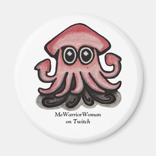 Squido , MeWarriorWoman auf Twitch Magnet (Vorne)