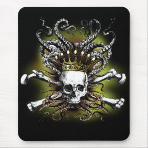 SquidSkull King Mouse Pad Mousepad