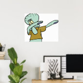 Squidward Dab Poster (Heimbüro)