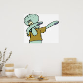 Squidward Dab Poster (Küche)