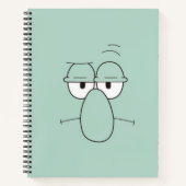 Squidward Inspired Notebook Notizblock (Vorderseite)