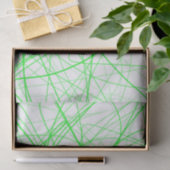 Squiggle Green Seidenpapier (Geschenk)