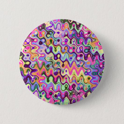 Squiggle-Kunst-Knopf Button (Vorderseite)