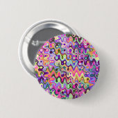 Squiggle-Kunst-Knopf Button (Vorne & Hinten)