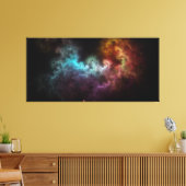 Squiggley Nebula Star Dust Cloud CRQENH Leinwanddruck (Insitu (Wohnzimmer))