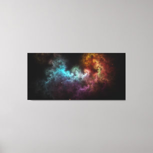 Squiggley Nebula Star Dust Cloud CRQENH Leinwanddruck