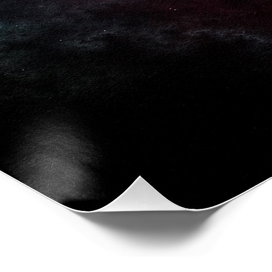 Squiggley Nebula Star Dust Cloud CRQENH Poster (Ecke)