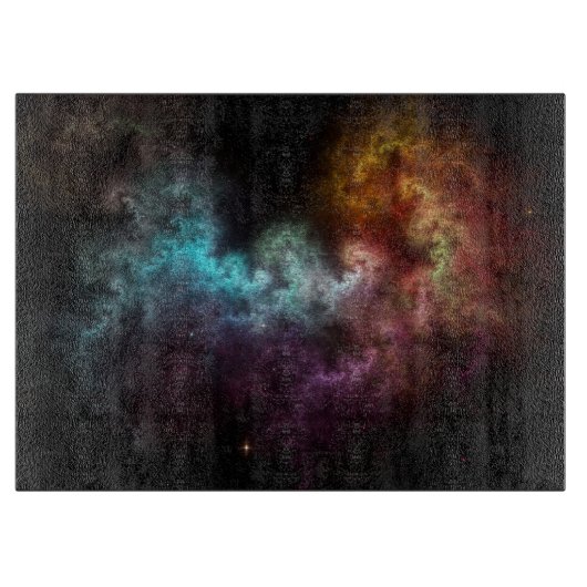 Squiggley Nebula Star Dust Cloud CRQENH Schneidebrett (Vorderseite)