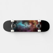 Squiggley Nebula Star Dust Cloud CRQENH Skateboard (Horizontal)