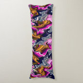 SquiggliesandCurves..... Seitenschläferkissen (Vorderseite Vertikal)