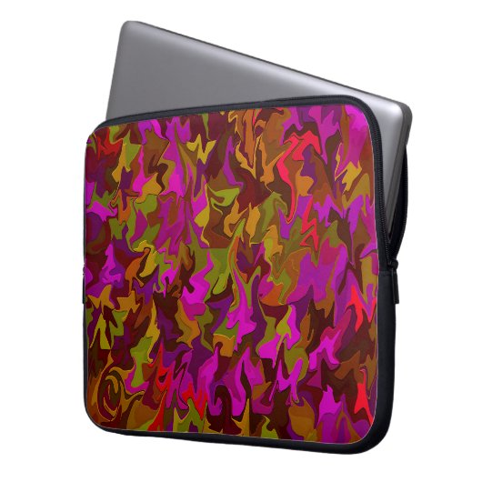 Squigglin'..... Laptopschutzhülle (Vorderseite Links)