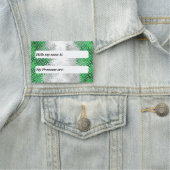 Squiggly Boho anpassbare Grayromantic Pride-Flagge Namensschild (Beispiel)