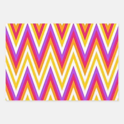 Squiggly Colors Geschenkpapier Set (Vorderseite)
