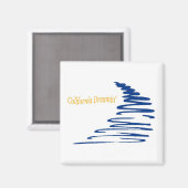 Squiggly Lines_California Dreamin' Magnet (Vorderseite/Rückseite)
