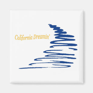 Squiggly Lines_California Dreamin Magnet