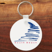 Squiggly Lines_South Beach Schlüsselanhänger (Vorderseite)