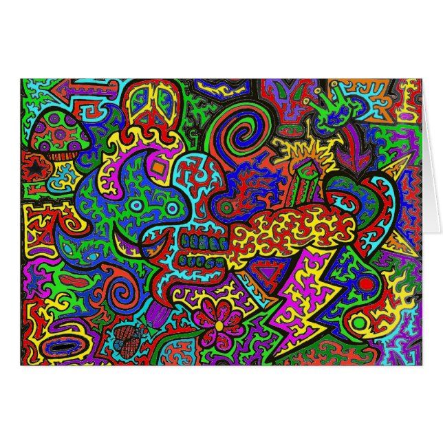 Squiggly Verrücktheit (Vorderseite (Horizontal))