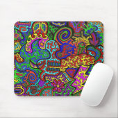 Squiggly Verrücktheit Mousepad (Mit Mouse)