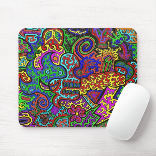 Squiggly Verrücktheit Mousepad (Mit Mouse)