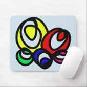 Squigly Eggs Mausunterlage-Matte Mousepad (Mit Mouse)