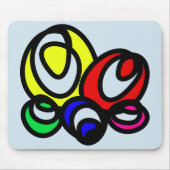 Squigly Eggs Mausunterlage-Matte Mousepad (Vorne)