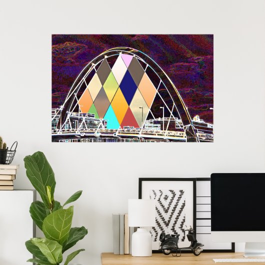 Squinty Bridge Poster Print (Heimbüro)