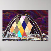 Squinty Bridge Poster Print (Vorne)