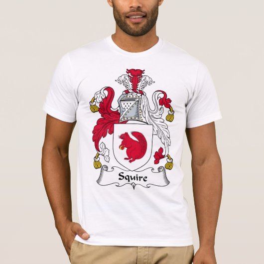 Squire-Familienwappen T-Shirt (Vorderseite)
