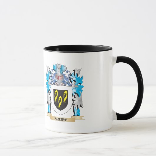 Squire-Wappen - Familienwappen Tasse (Rechts)