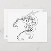 Squirm Postkarte (Vorne/Hinten)