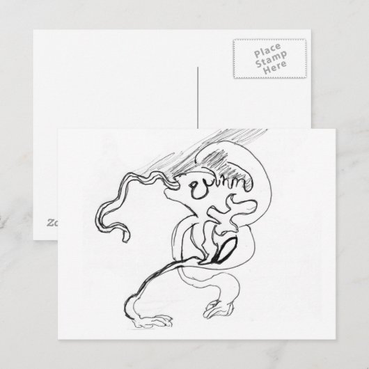 Squirm Postkarte (Vorne/Hinten)