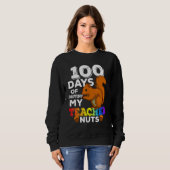 Squirrel 100 Days of Driving My Teacher Nuts Squir Sweatshirt (Vorne ganz)