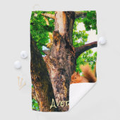 Squirrel Animal Golfhandtuch (Insitu)