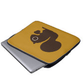 Squirrel - Background Color is Customizable Laptopschutzhülle (Vorne Knopf)