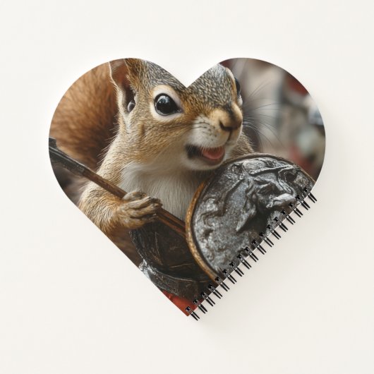 Squirrel Battle Notizblock (Rückseite)