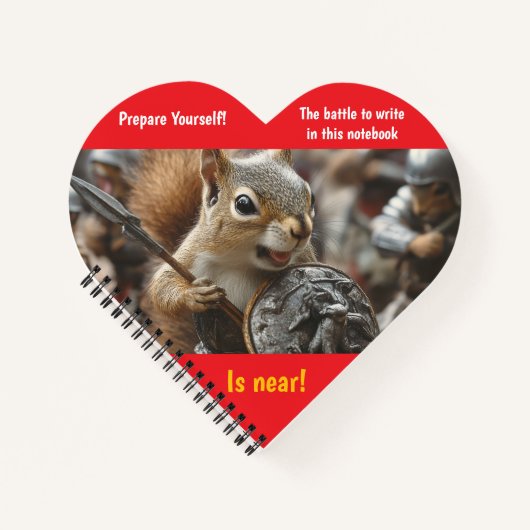 Squirrel Battle Notizblock (Vorderseite)