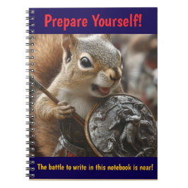 Squirrel Battle Notizblock