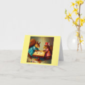 Squirrel Board Game Karte (Gelbe Blume)